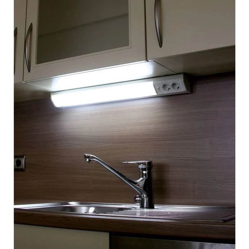 B-Ware Heitronic LED-Unterbauleuchte Bonn 15W warmweiß Lampe Aluminium 762mm weiß