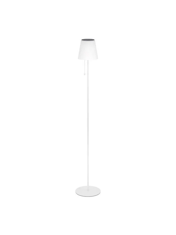 B-Ware Eglo Solar-Stehleuchte Scordiano-L LED Gartenlampe dimmbar IP44 weiß 13x120cm