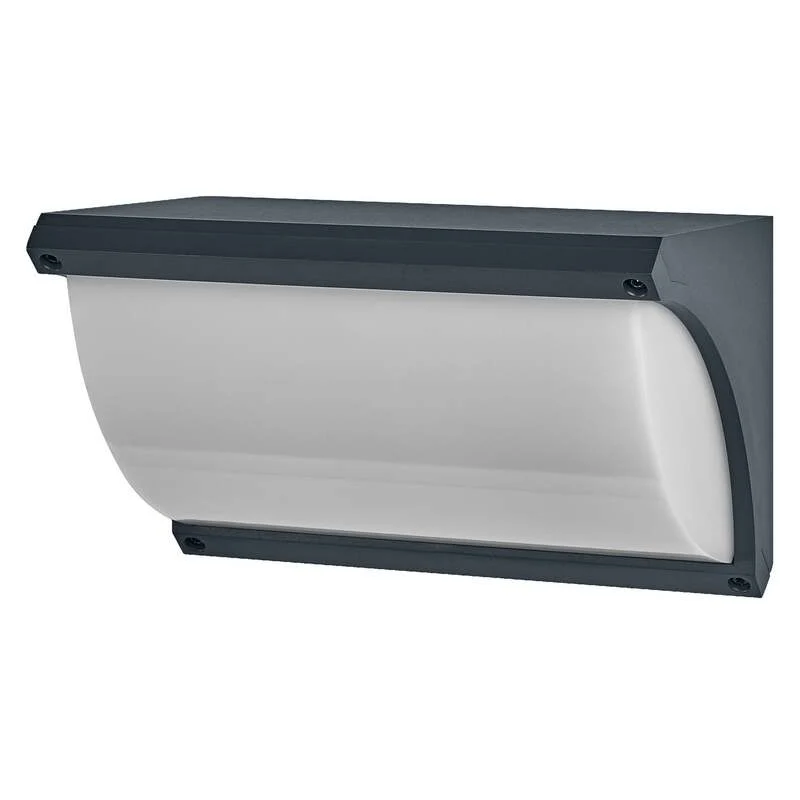 B-Ware OSRAM Wandleuchte Außen Angela E27 IP54 Gartenleuchte Lampe dunkelgrau robust