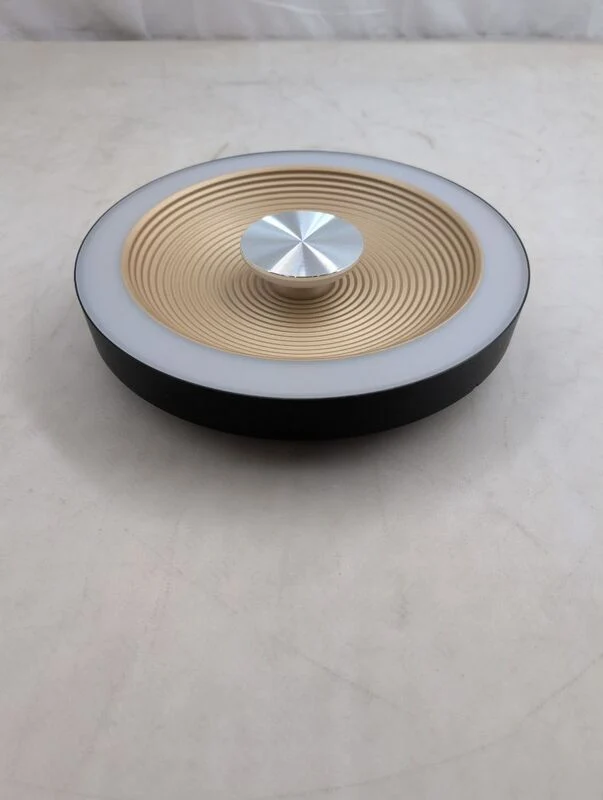B-Ware Paulmann Deckenleuchte Volea LED dimmbar schwarz gold IP44 Ø32cm Lampe Leuchte