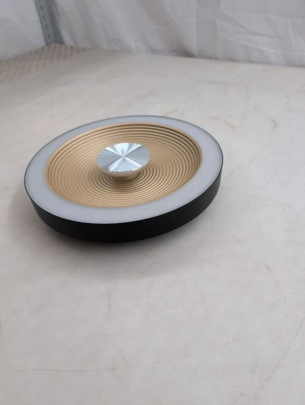 B-Ware Paulmann Deckenleuchte Volea LED dimmbar schwarz gold IP44 Ø32cm Lampe Leuchte