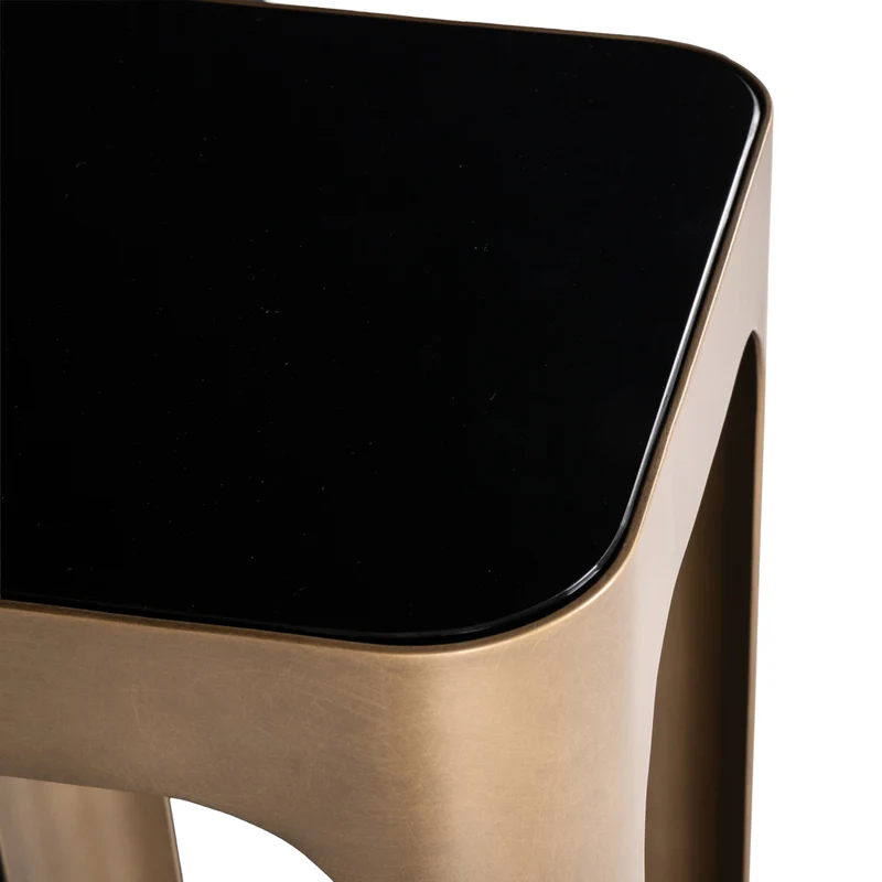 Richmond Säule Claridge gold antique – runder Deko-Sockel, 100 cm