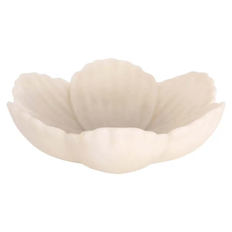 Richmond Schale Xena white S – weiße Deko-Schale, 35x35x11 cm