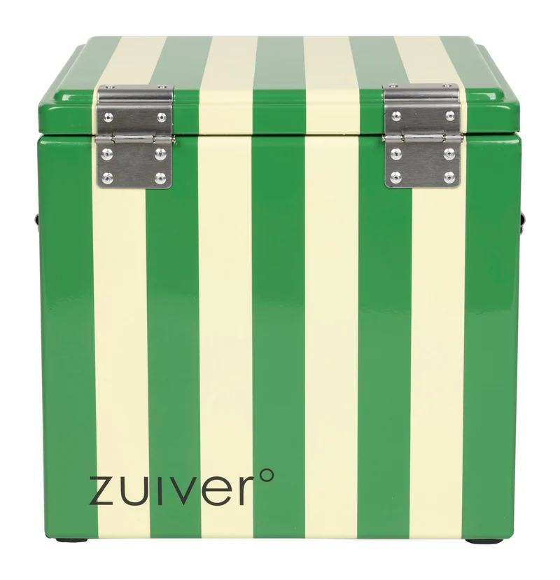 Kühler Be Cute Stripes Green mit Flaschenöffner für Garten & Küche
