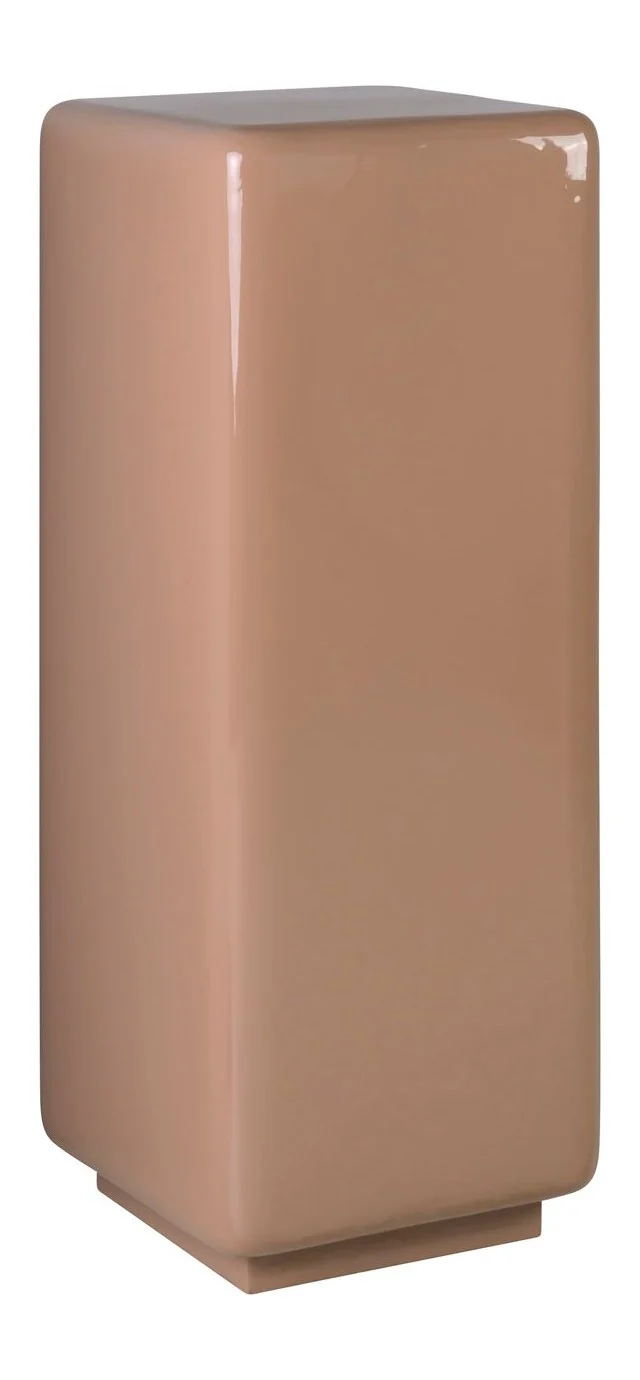 Richmond Säule Clair mocha mousse – Deko-Säule aus Eisen, 90 cm