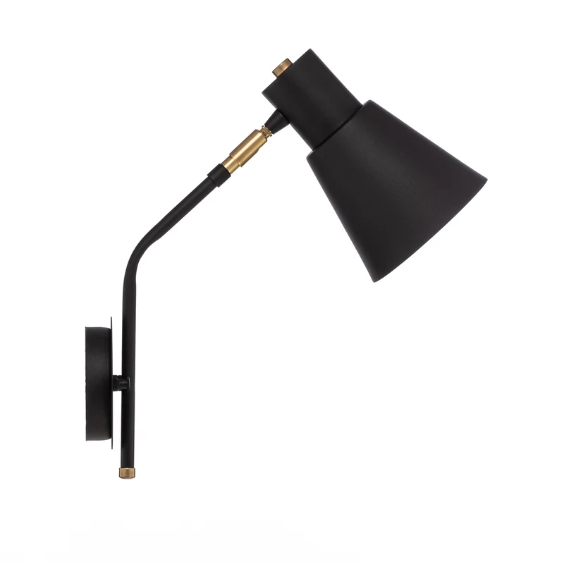 B-Ware Opviq Wandleuchte Sivani MR-664 LED Wandlampe dimmbar schwarz gold 40cm Lampe