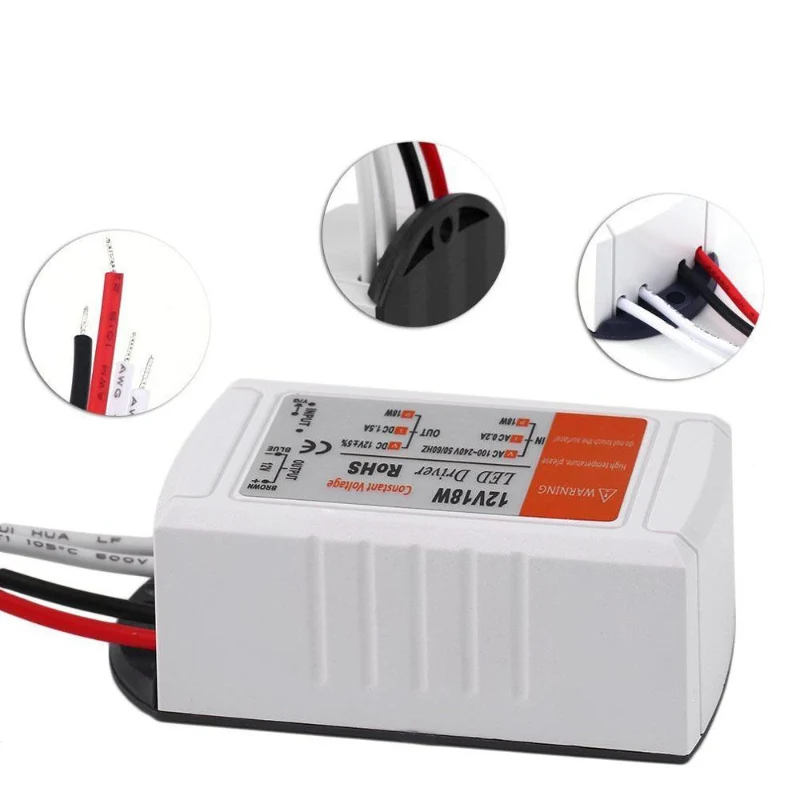 18W Transformator 12V Konstantspannung LED-Treiber ~1081