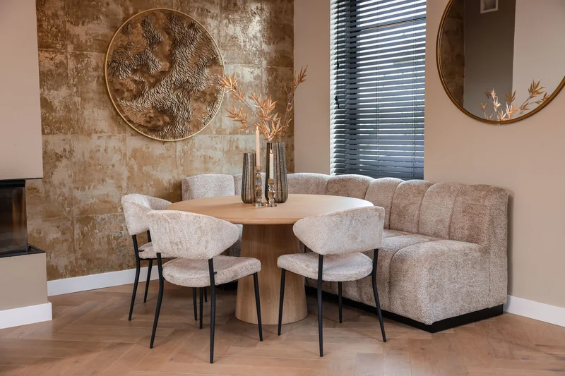 Kerzenhalter Meral in Braun, groß – Glas-Deko von Richmond Interiors