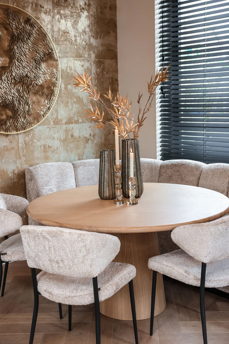 Kerzenhalter Meral in Braun, groß – Glas-Deko von Richmond Interiors