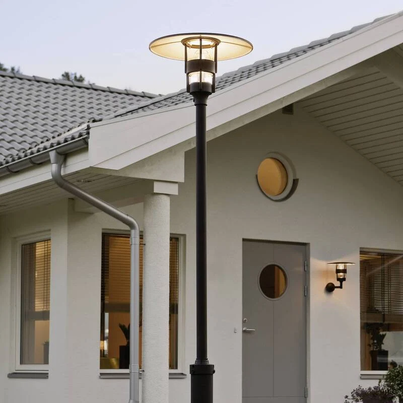 B-Ware Konstsmide Außenstandleuchte Freja Gartenleuchte LED schwarz 60W IP44 232cm
