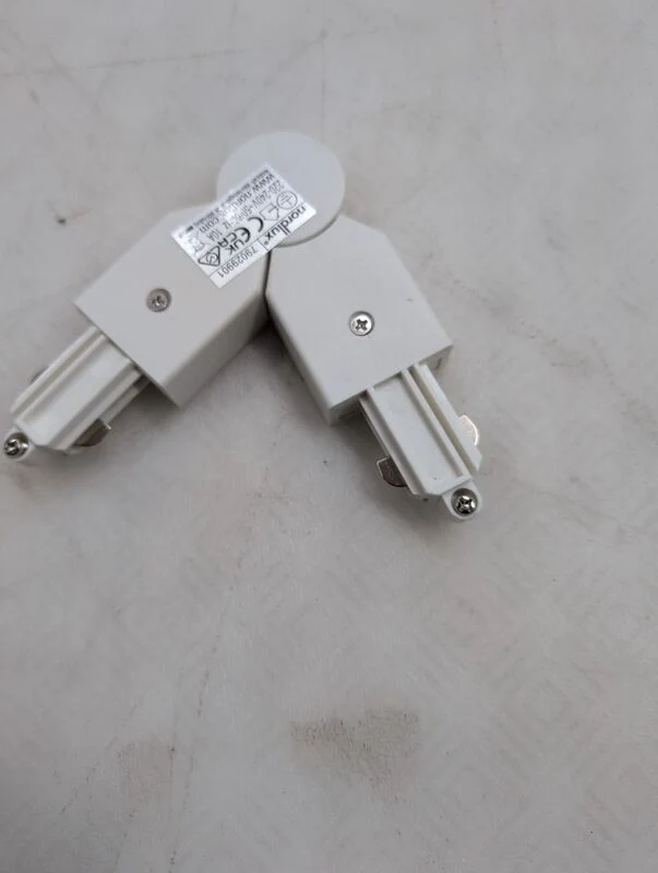 B-Ware Nordlux Hochvolt-Schienensystem Verbinder Linkadapter Weiß IP20 230V 120x35x18mm