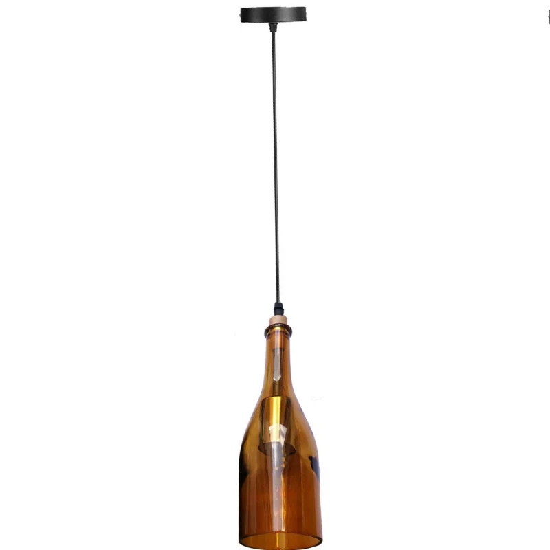 LEDSONE Weinflaschen Hängelampe Glas Pendelleuchte ~1336