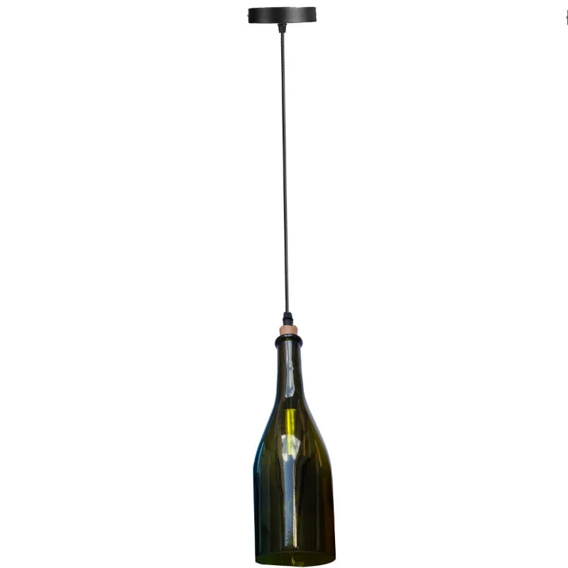LEDSONE Weinflaschen Hängelampe Glas Pendelleuchte ~1336