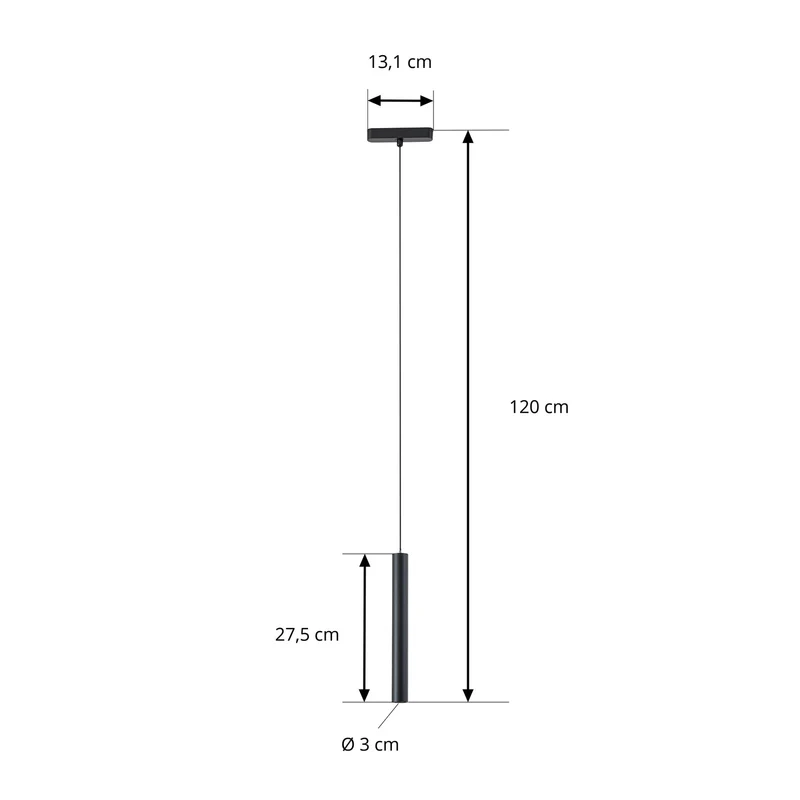 B-Ware Lindby Pendelleuchte Hängelampe LED Lumaro schwarz Schienensystem dimmbar