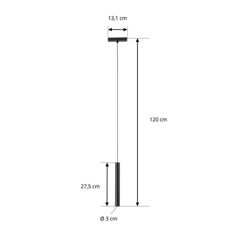 B-Ware Lindby Pendelleuchte Hängelampe LED Lumaro schwarz Schienensystem dimmbar