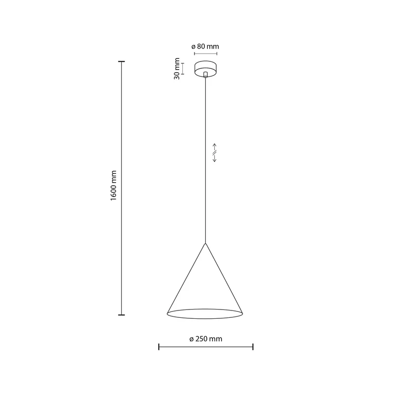 B-Ware TK-Lighting Hängeleuchte Pendelleuchte Cono Sand Stahl E27 LED SIEHE TEXT/FOTO