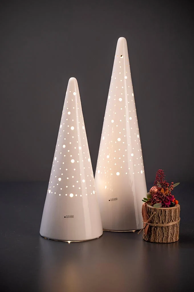 Lampe Losone weiß creme