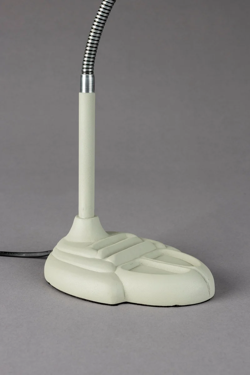 Tischlampe Janna in Beige mit flexiblem Metallfuß von Dutchbone