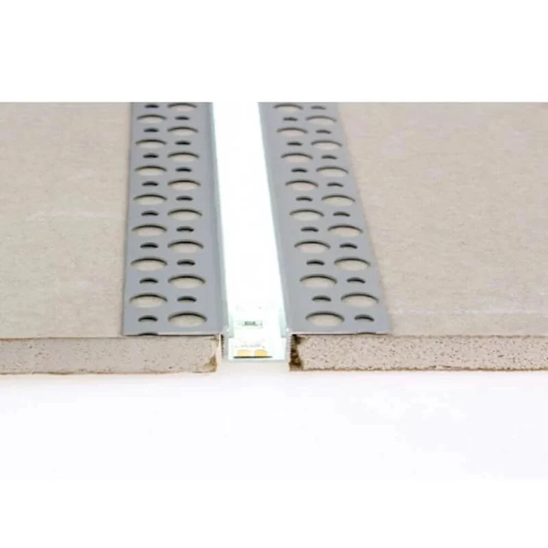 LED Trockenbauprofil, 2m, Silber eloxiert, ohne Abdeckung