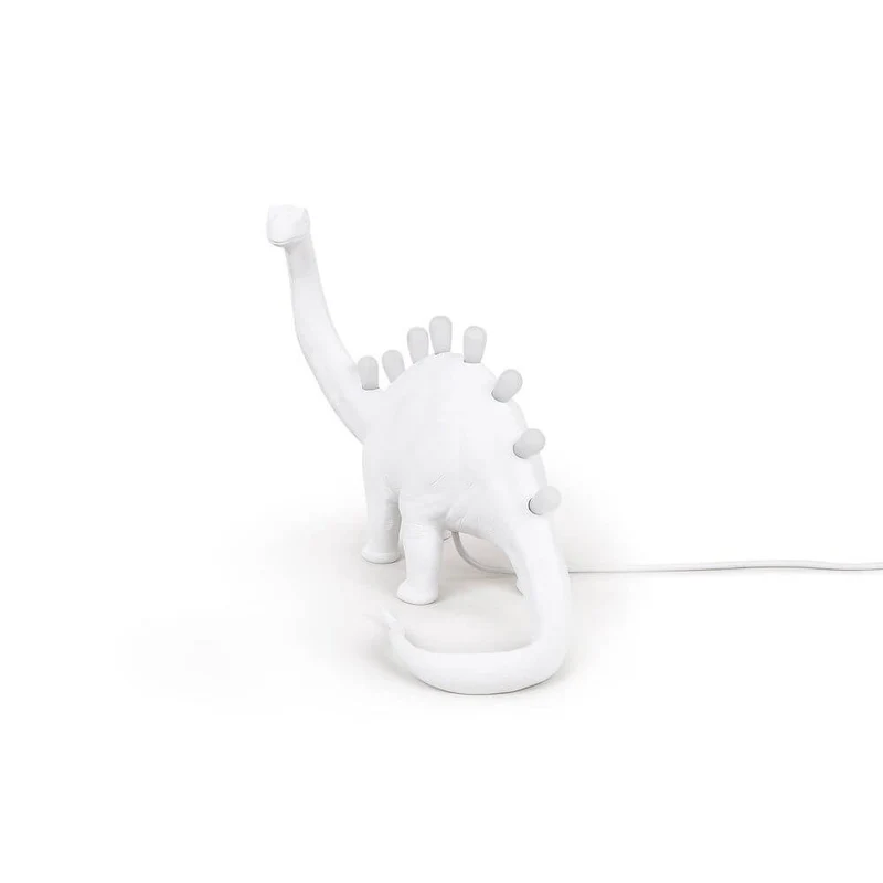 Seletti Jurassic Bronto LED-Tischlampe USB Weiß