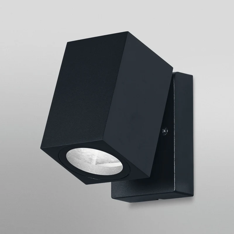 B-Ware OSRAM Außenwandleuchte ENDURA CLASSIC CUBE schwarz dimmbar IP44 Aluminium 10cm