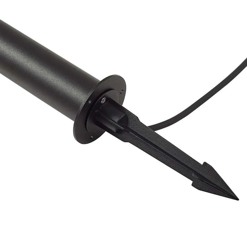 B-Ware Lindby Wegeleuchte Gartenleuchte Luzian LED Pollerleuchte anthrazit 80cm IP65