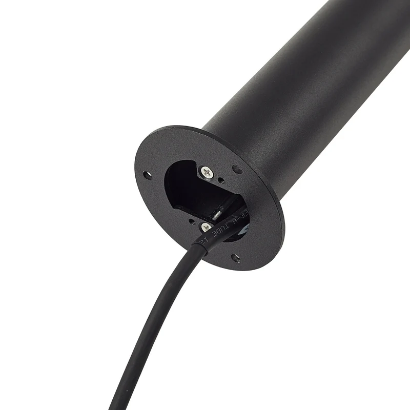 B-Ware Lindby Wegeleuchte Gartenleuchte Luzian LED Pollerleuchte anthrazit 80cm IP65
