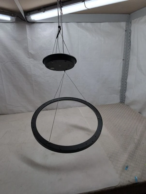 B-Ware Deko Light Pendelleuchte Hängeleuchte Sculptoris LED dimmbar warmweiß schwarz