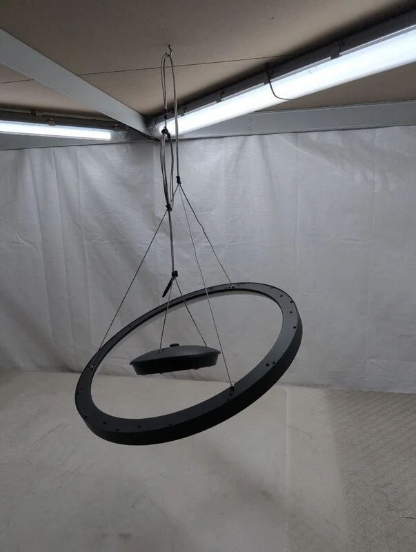 B-Ware Deko Light Pendelleuchte Hängeleuchte Sculptoris LED dimmbar warmweiß schwarz