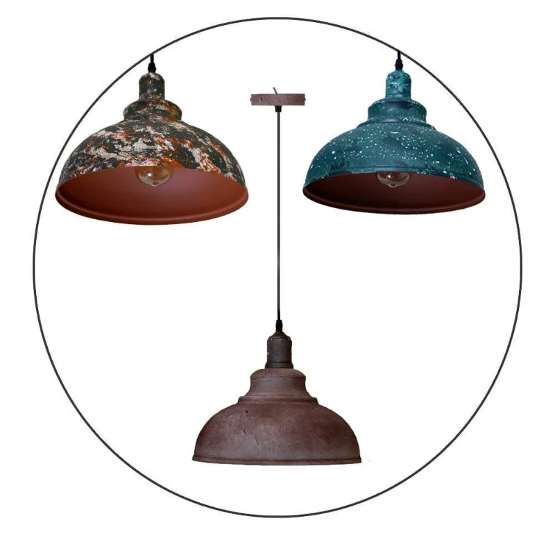 Retro E27 Pendelleuchte Ø 29cm Hangelampen~1323
