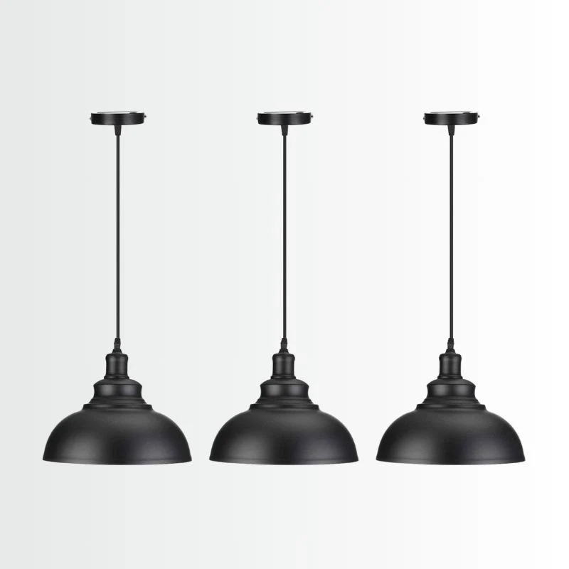 Industrie Pendelleuchte Schwarz Höhenverstellbar~1321