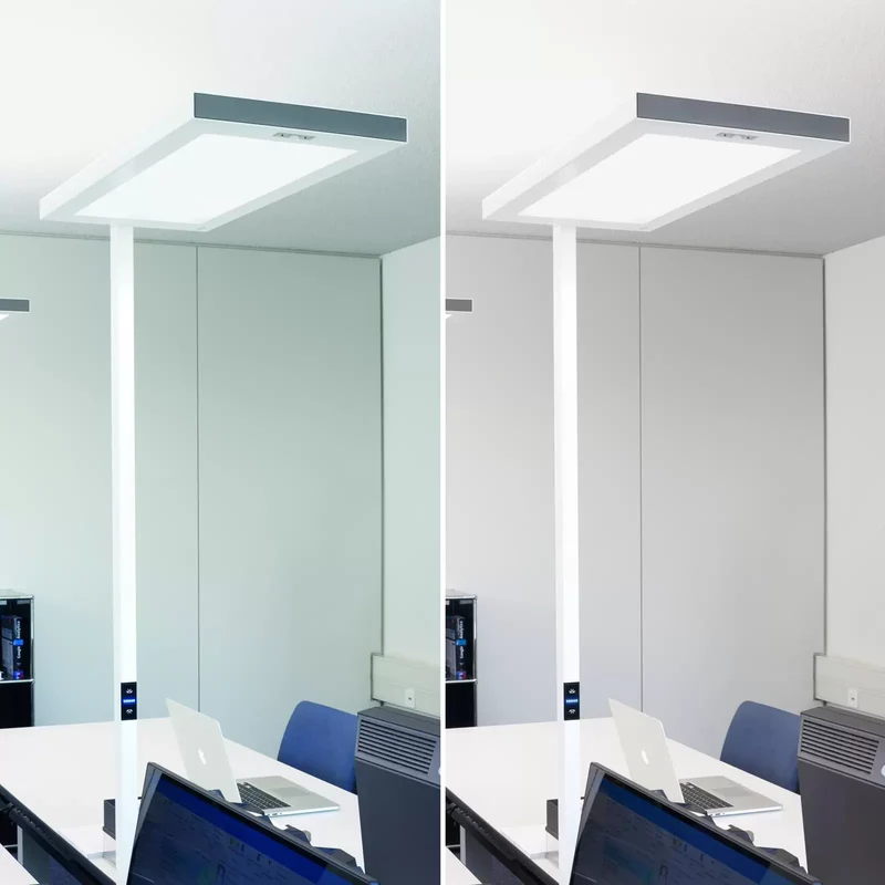 B-Ware Waldmann Leuchte Stehleuchte LED Lavigo Core DPS 12500 840 R G1 weiß Sensor