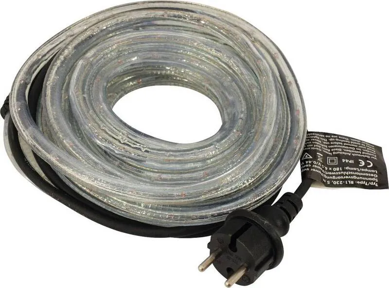 4x B-Ware Eurolite Lichtschlauch 5m Lichterkette Transparent Licht Schlauch 4 STÜCK