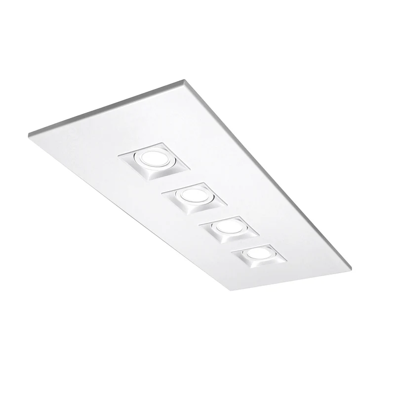 B-Ware Milan Polifemo Deckenlampe Deckenlampe Deko-Deckenlicht GU10 vierflammig weiß