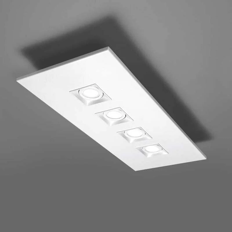 B-Ware Milan Polifemo Deckenlampe Deckenlampe Deko-Deckenlicht GU10 vierflammig weiß