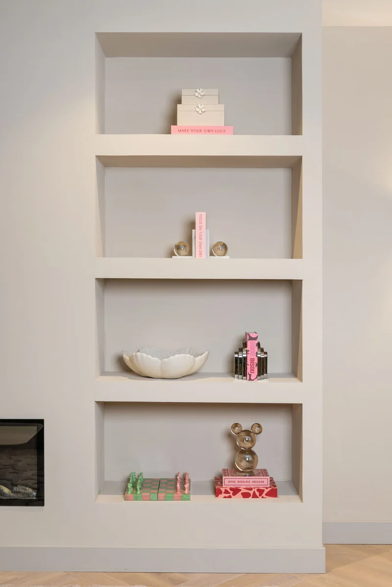 Buchständer Lulu white – Buchstütze aus Kristall & Marmor, 15 cm hoch