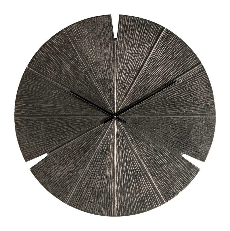 Wanduhr Blaise in Bronze - Richmond Design, Ø 80 cm, Aluminium