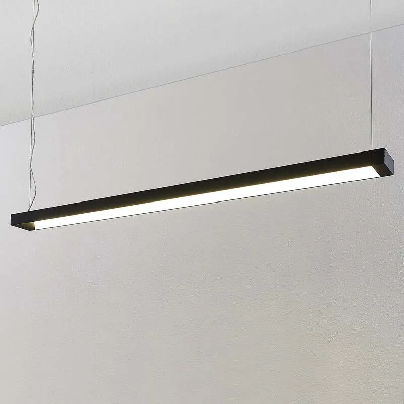 B-Ware Arcchio LED Pendelleuchte Hängelampe Cuna schwarz Bürobeleuchtung Aluminium