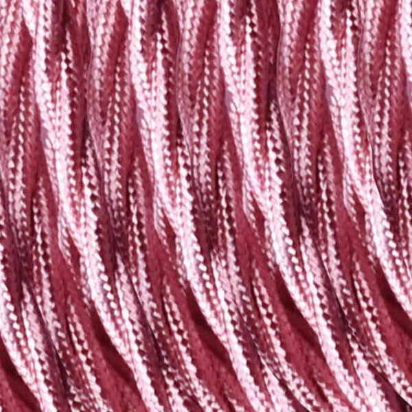 Modernes Lampenkabel Rosa Geflochtenes Stoffkabel 0,75mm²~1178