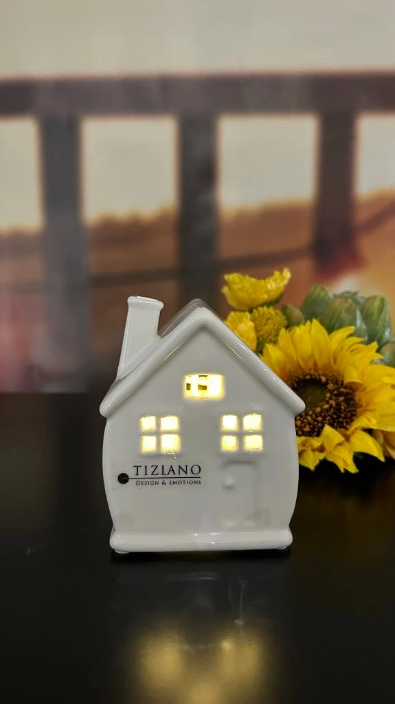 Deko Haus Casa LED breit