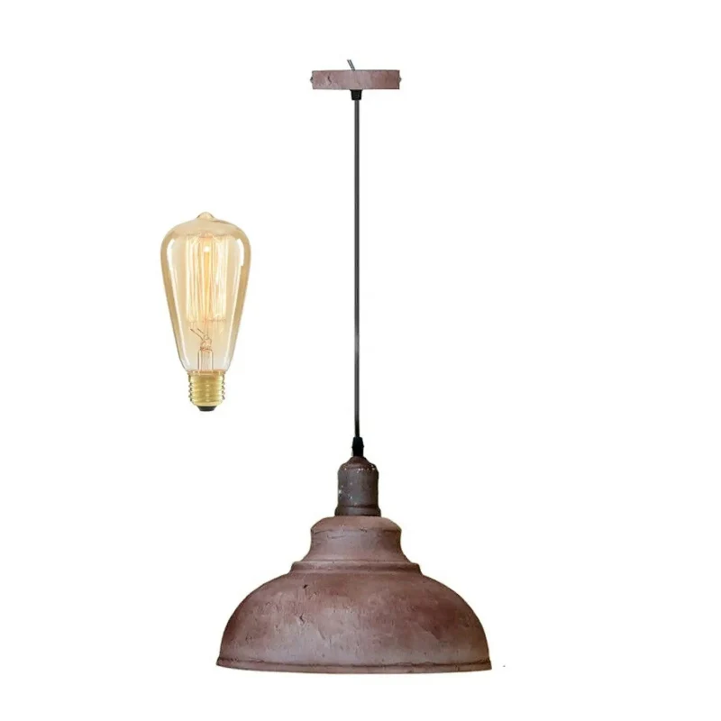 Industrie Pendelleuchte Rost Look LEDSONE Vintage ~1310