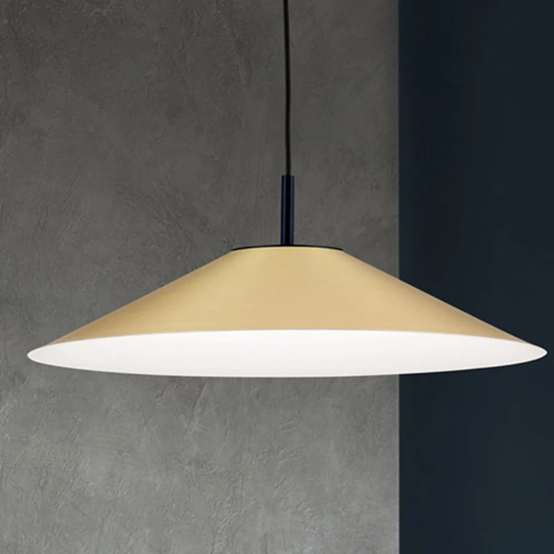 B-Ware ORION Pendelleuchte Hängelampe LED Gourmet messing matt Schirm schwarz Stahl Tex