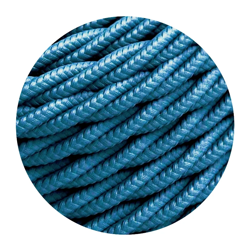 LEDSONE Stoffkabel Blau 2-adrig Gedreht für Lampen ~1171