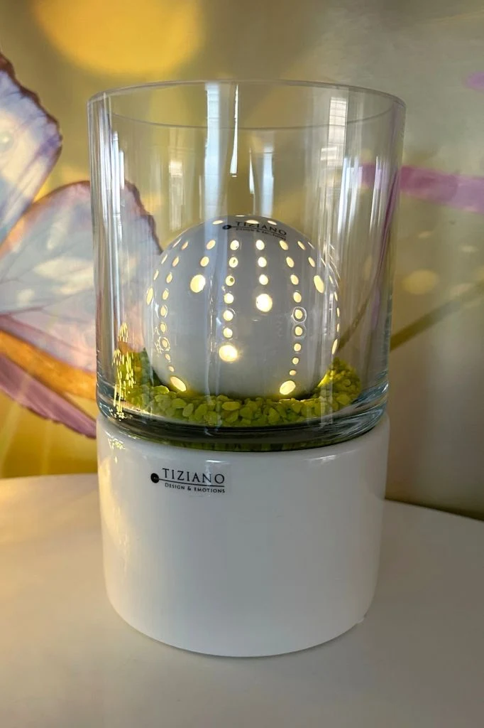 Dekoset Windlicht Laterna mit Lichtkugel in 3 Varianten