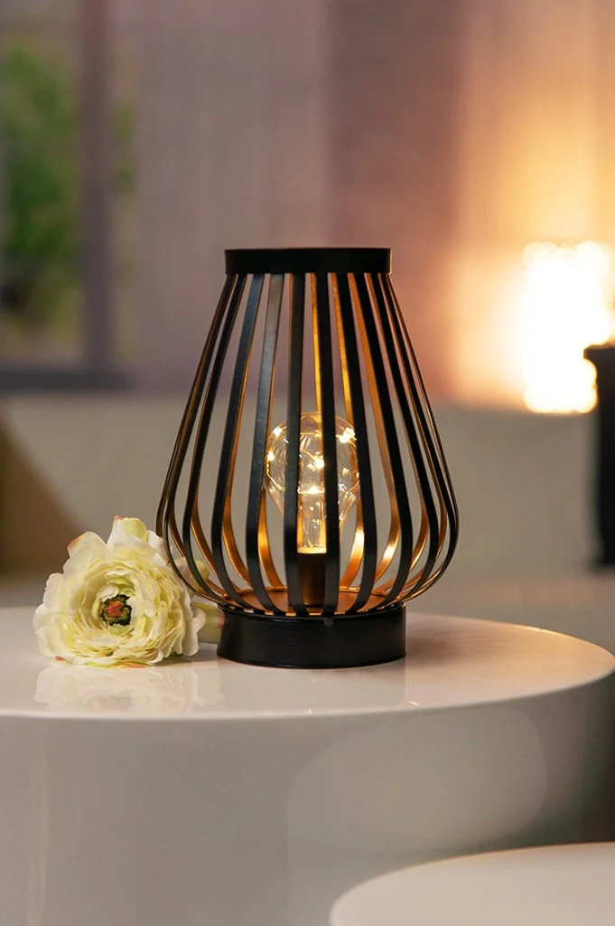 Lichtobjekt Glow LED schwarz Metall in 3 Versionen