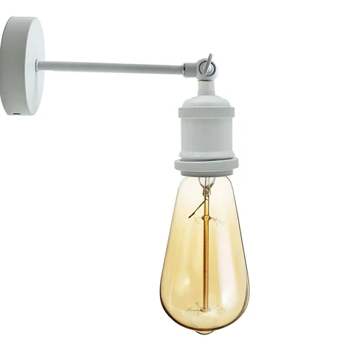 Vintage Wandleuchte Innen Verstellbar Wandlampe Metall E27 ~1309