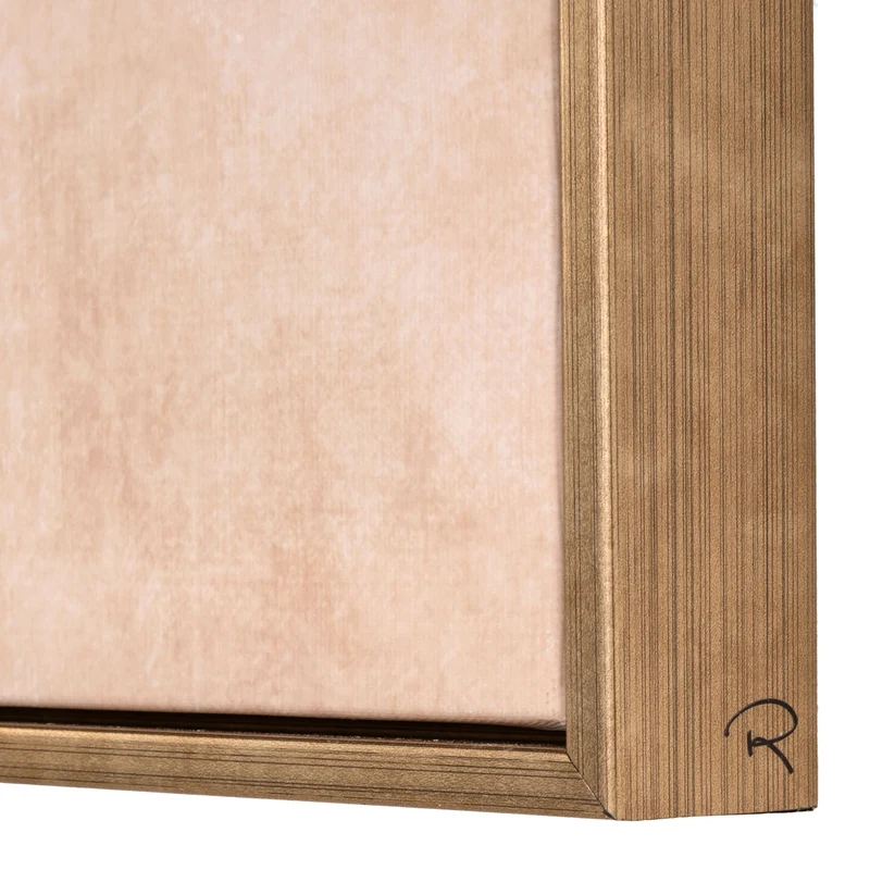 Wandkunst Liberty brown – XXL Wandbild 200x120 cm, Kiefer & Leinwand