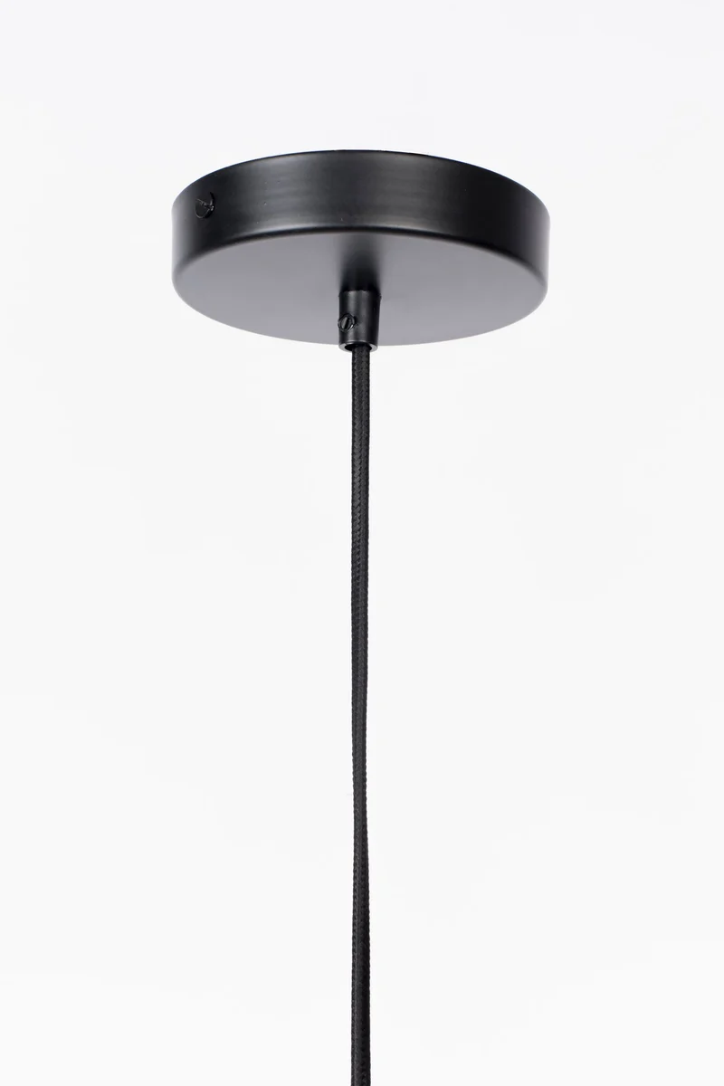 Pendelleuchte Bumble von Zuiver, Beige mit Milchglas-Schirm