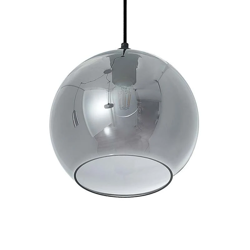 B-Ware Lucande Zyli Pendelleuchte Hängeleuchte Deckenlampe Lampe dreiflammig rauchgrau