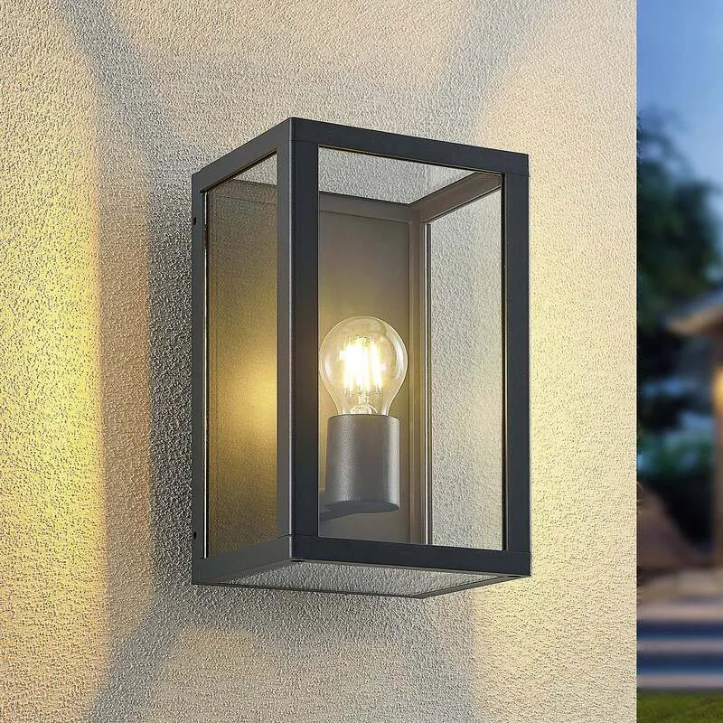 B-Ware Lindby Giavanna Außenwandleuchte Wandleuchte Außenleuchte Außenlampe Lampe 28 cm